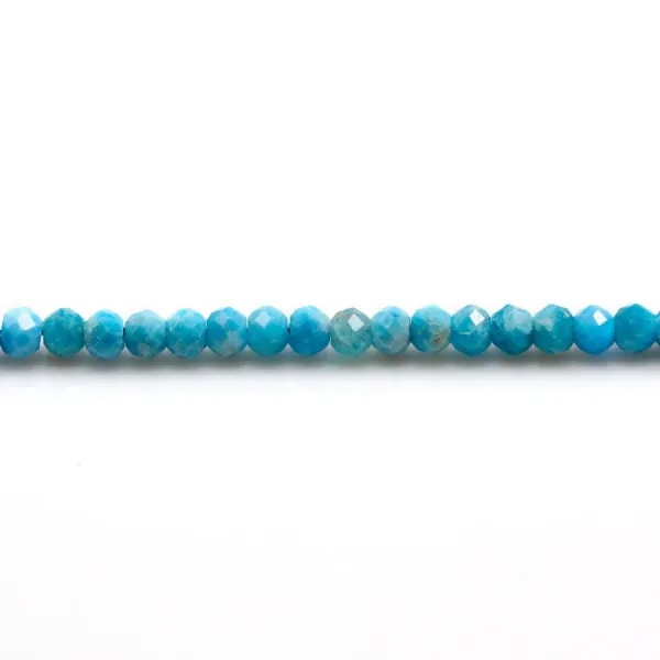 Apatite rondelle facette 3x4.5mm x 10pcs