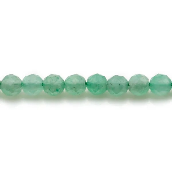 Aventurine Faceted Round 4mm x 20 pcs