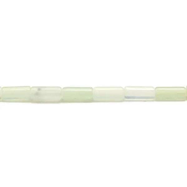 Jade nephrite tube 3.6x8mm x 40cm
