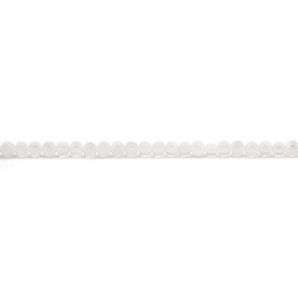 Jade blanc rond 2mm x 40cm