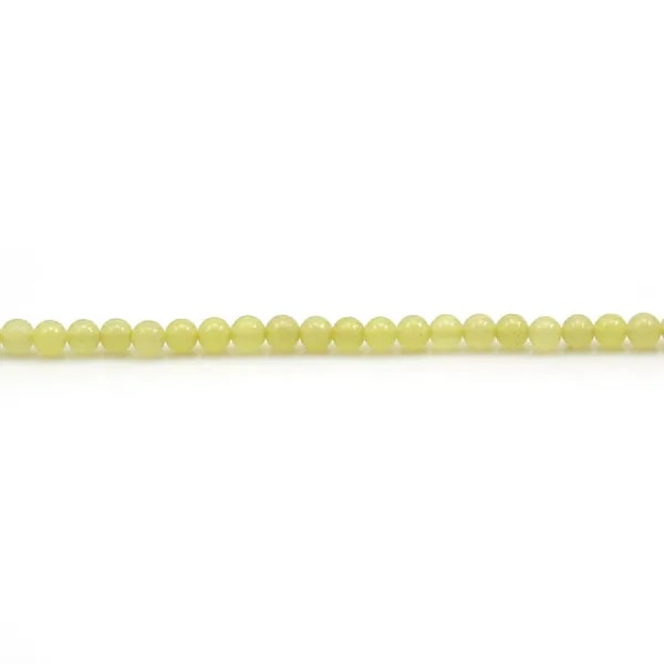 Jade lemon, de forme ronde, 2-2.5mm x 40cm