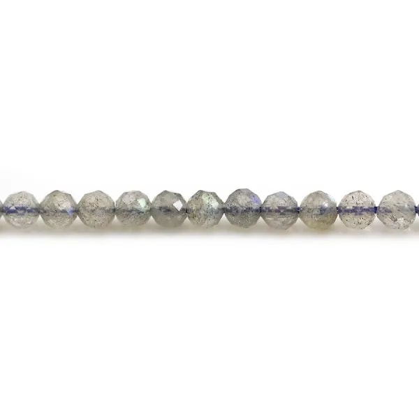 Labradorite Ronde Facette 4mm x 40cm