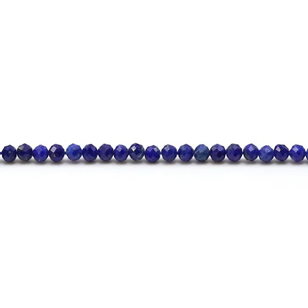 Lapis lazuli rondelle facette  1.8x2.2mm x 40cm