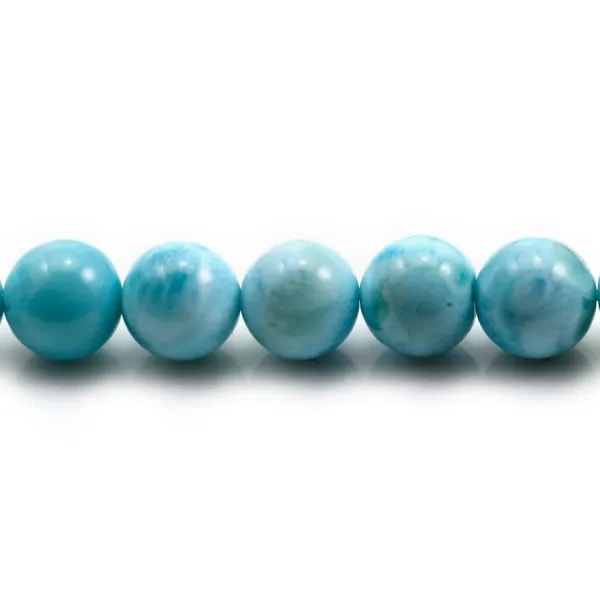 Larimar rond 11mm x 40cm