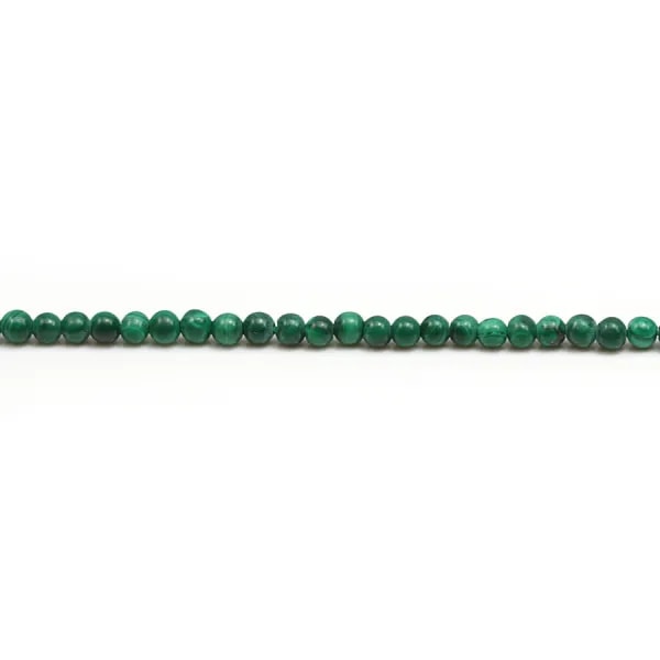 Malachite, in round shape, 2mm x 40cm