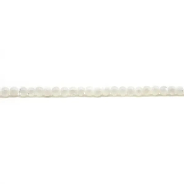 boules en nacre blanche 2.5mm x 40cm