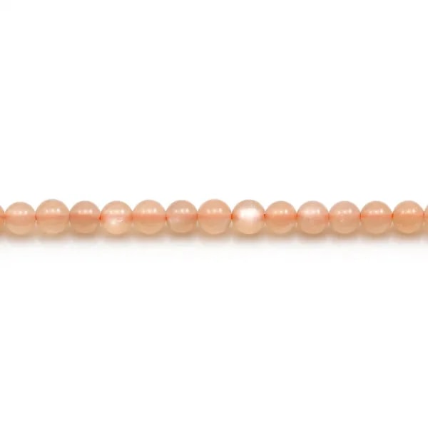 Round moonstone 4mm A x 40cm