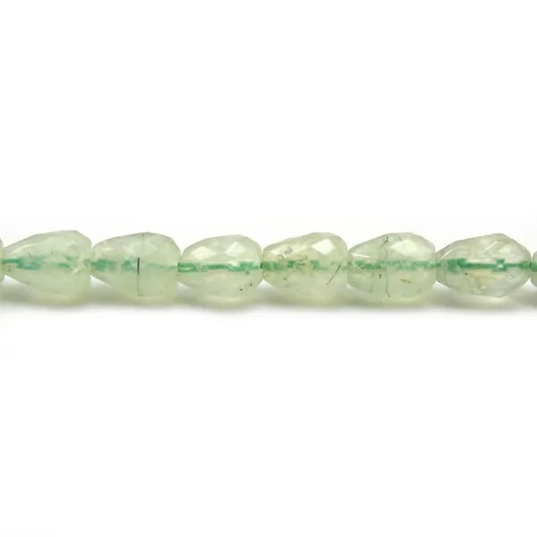 Préhnite rondelle facette 4x2.5mm x 40cm