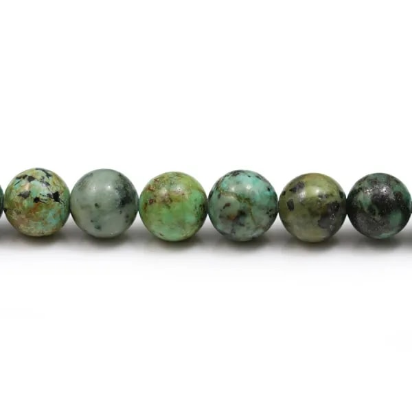 Turquoise africaine ronde  8-8.5mm x 38cm
