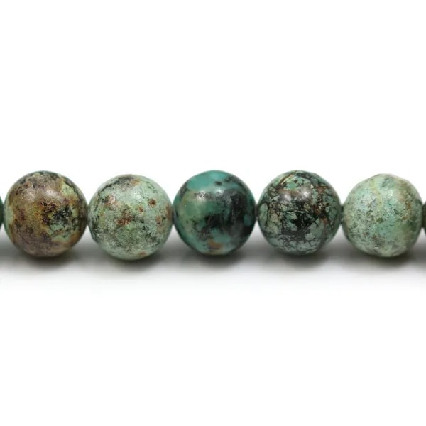 African turquoise round 10mm x 40cm