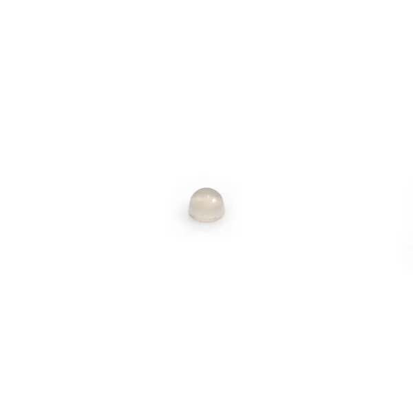 Cabochon grey agate, in round shape, 2mm x 10 pcs