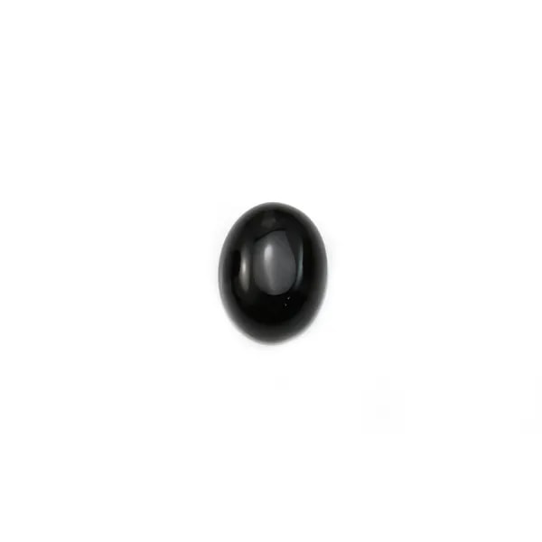 Cabochon onyx ovale 7x9mm x 4pcs