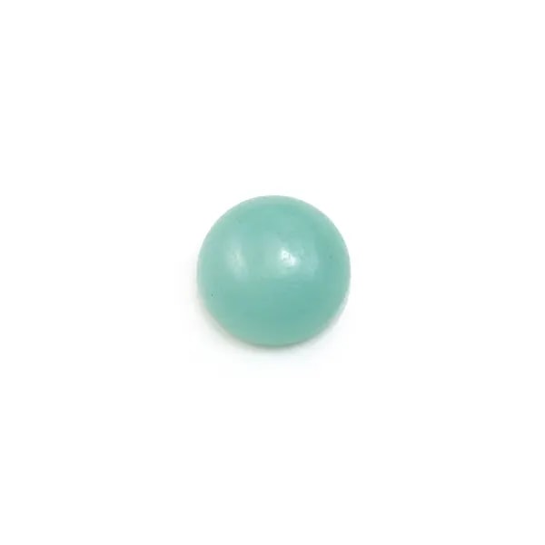 Cabochon amazonite rond 8mm x 4pcs