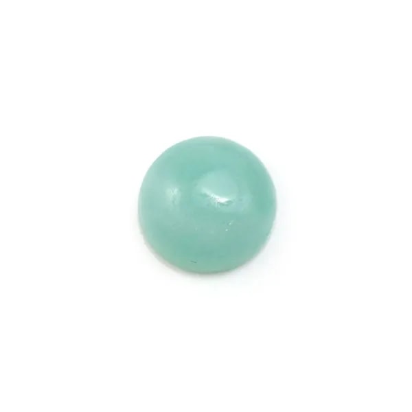 Cabochon amazonite rond 10mm x 4pcs