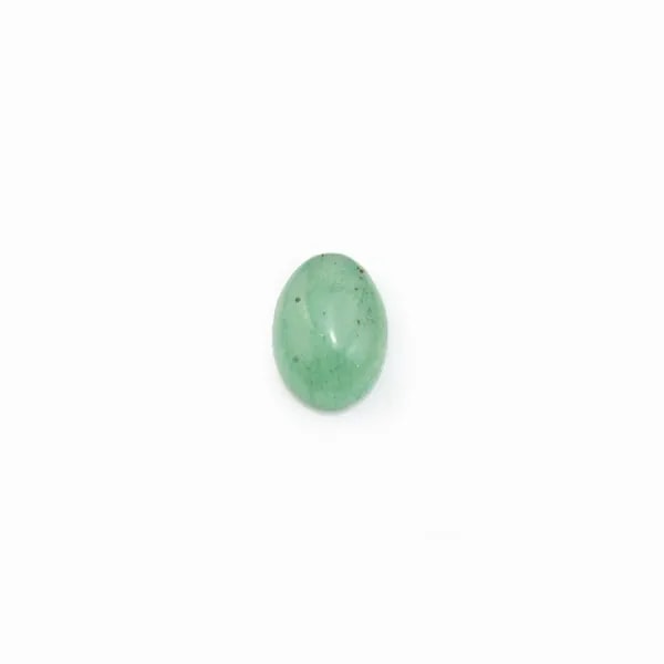 Cabochon Avanturine vert Ovale 5x7mm x 4pcs