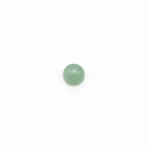 Cabochão aventurina redondo 4mm x 4pcs