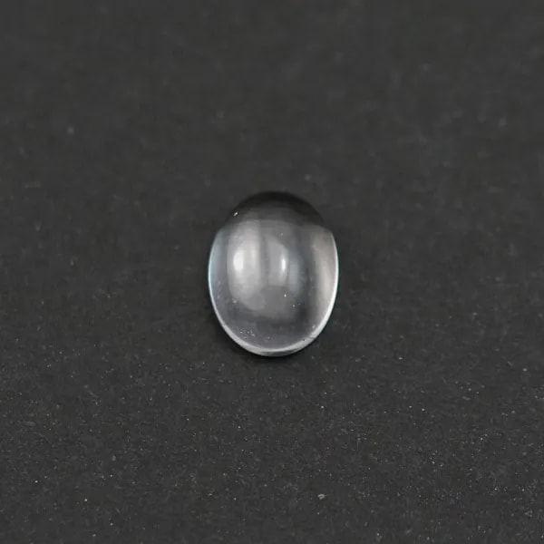 Cabochon cristal de roche oval 7x9mm x 4pcs