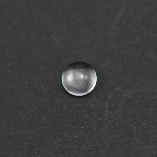 Cabochon Rose Quartz Flat-round 4mm x 10pcs