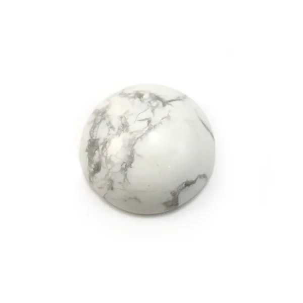 Cabochon howlite round 4mm x 5pcs