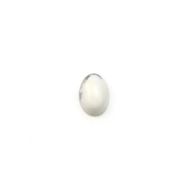 Cabochon howlite oval 7x9mm x 4pcs