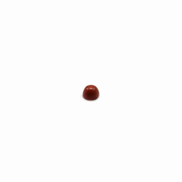 Cabochon de jaspe rouge, de forme ronde, 2mm x 4pcs