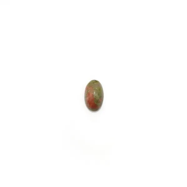 Cabochon of crystal rock, in round shape, 2mm x 4 pcs