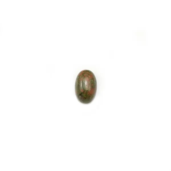 Cabochon d'unakite, de forme oval, 4x6mm x 4pcs