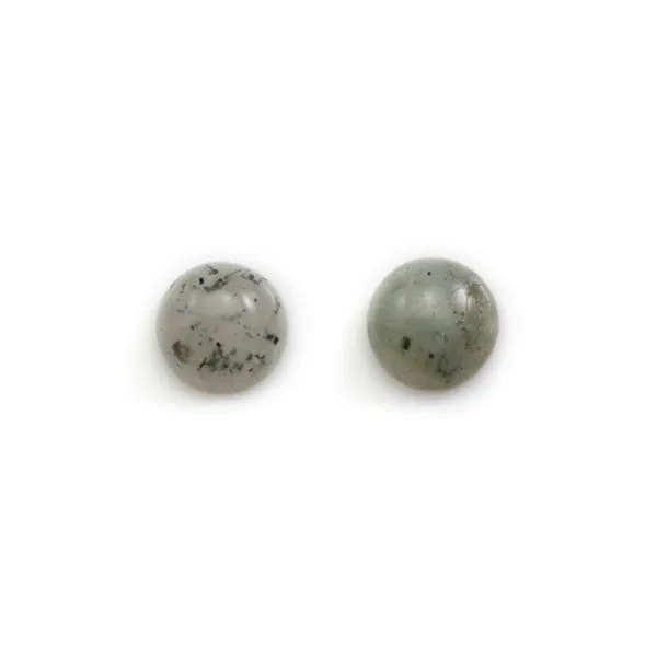 Cabochon labradorite rond 8mm x 1pc