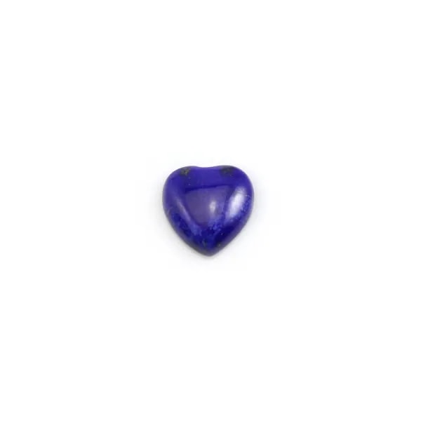 Cabochon Lapis-lazuli coeur 8mm x 2pcs