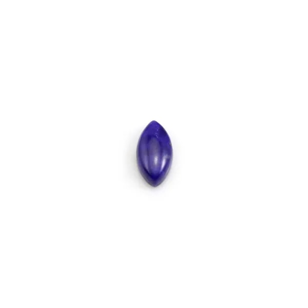 Cabochon lapis-lazuli navette 4x7mm x 2pcs
