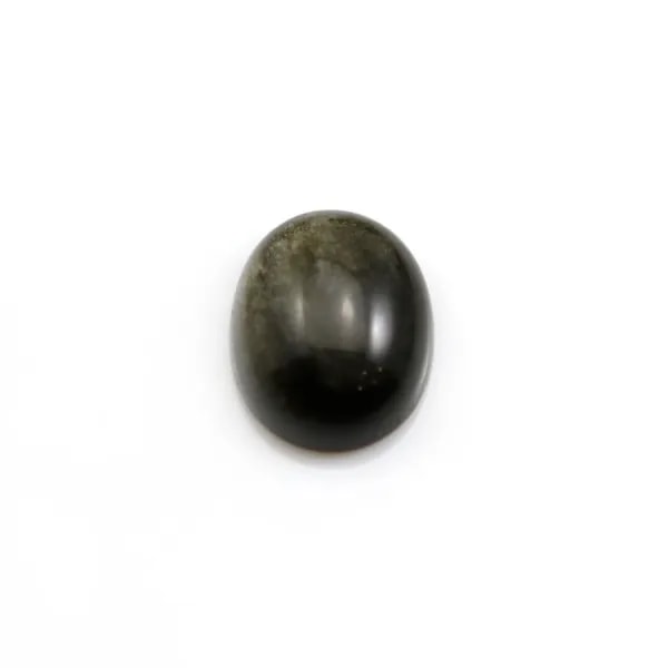 Aquamarine oval-shaped cabochon 8 * 10mm x 1pc