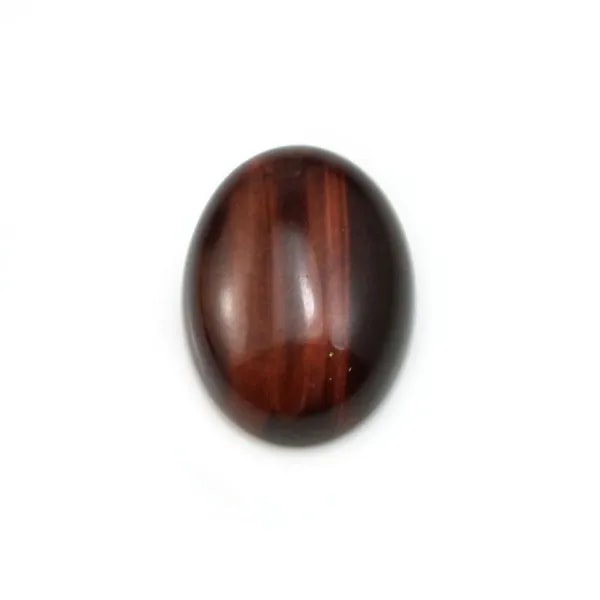 Cabochon yellow eye tiger oval 10x14mm x 2pcs
