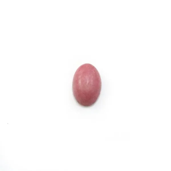 Cabochon de rhodonite rose, de forme ovale, et de taille 4x6mm x 6pcs