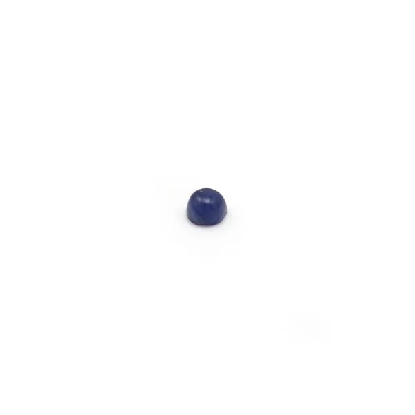 Cabochon of blue sodalite, in round shape, 2mm x 4pcs