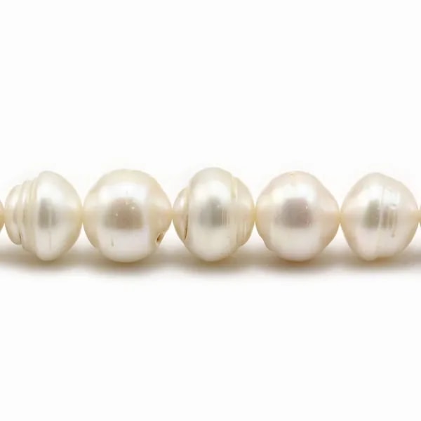 white  freshwater pearl baroque 15mm x 10pcs