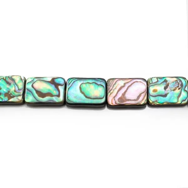 Nacre Abalone RECTANGLE 13x18mm x 40cm