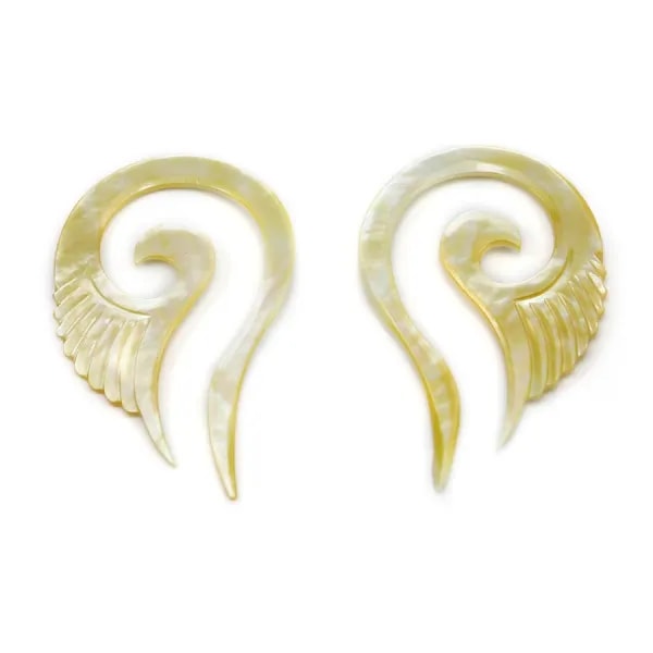 Natural shell ''Flower'' in a bag 15mm x 1pc