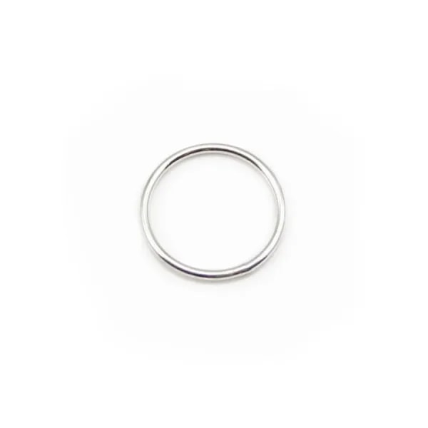 Anneaux  soudé  10x1 mm argent 925 x4PCS