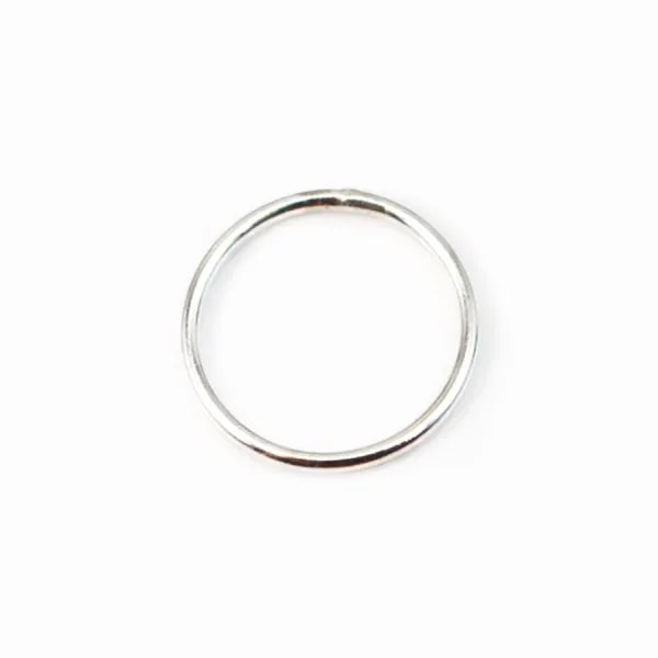 Anneaux ronds fermés 14x1mm argent 925 x2 PCS