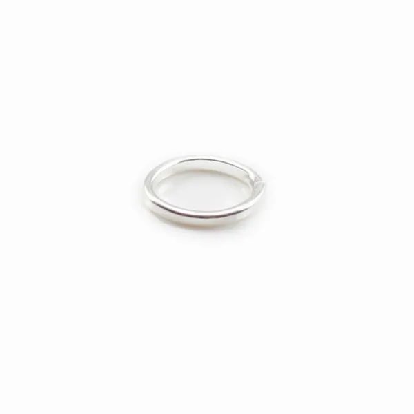  Anneaux Oval  8x6mm ARG 925 x4