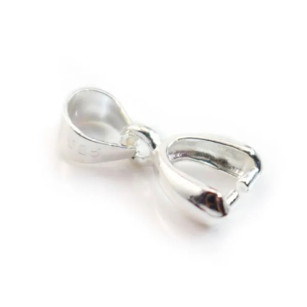 Attache pendentif, argent 925, 3x12mm x 2pcs