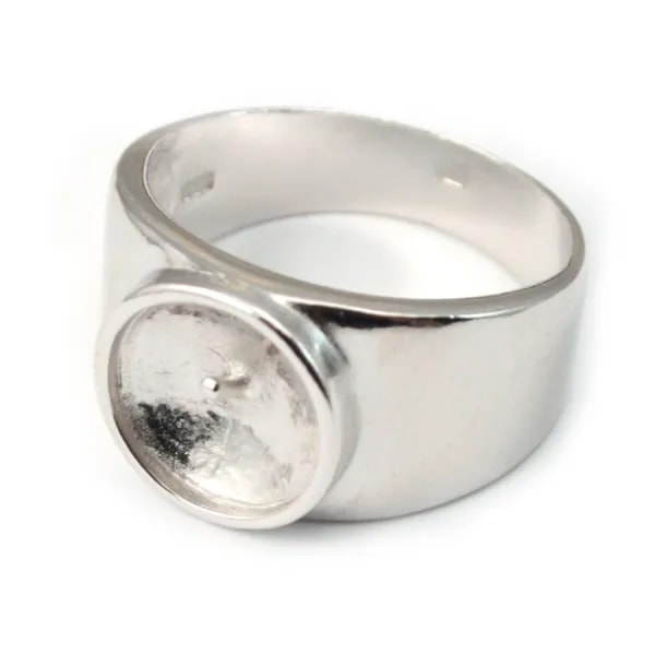 Argent 925 bague très grosse x 1pc