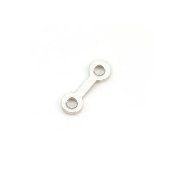 Argent 925 Barrette 4 Rangs  x 6pcs