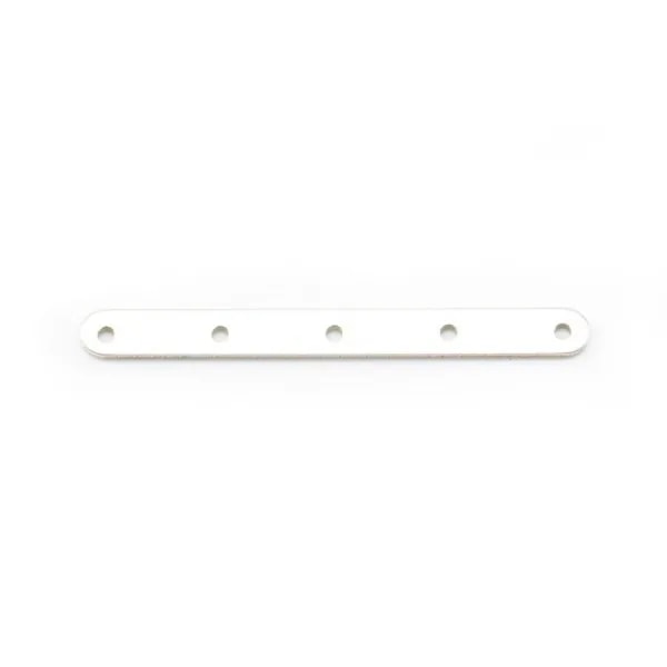 Argent 925 Barrette 5 Rangs  x 1pc 