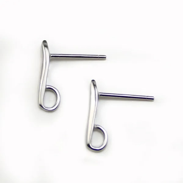 Earstuds,925  Sterling Silver 12mm x 2pcs