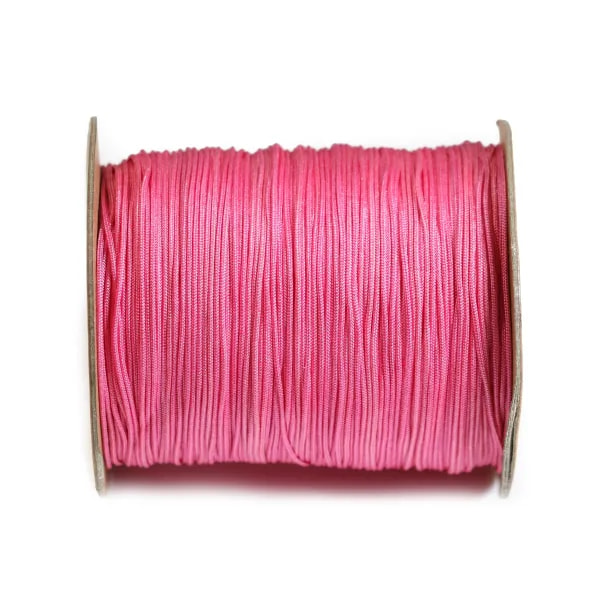 Fil polyester rose foncé 1 mm x 2 m