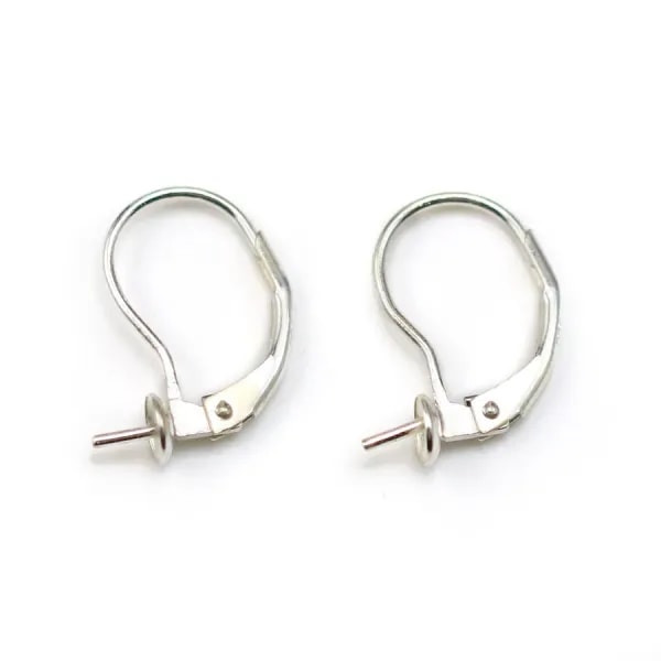 ARG 925 Dormeuse Coupelle 5mm  x 20 pcs