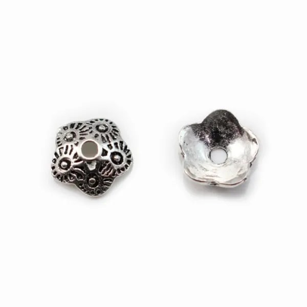 Sterling Silver 925 Saucer 8mm x 4pcs