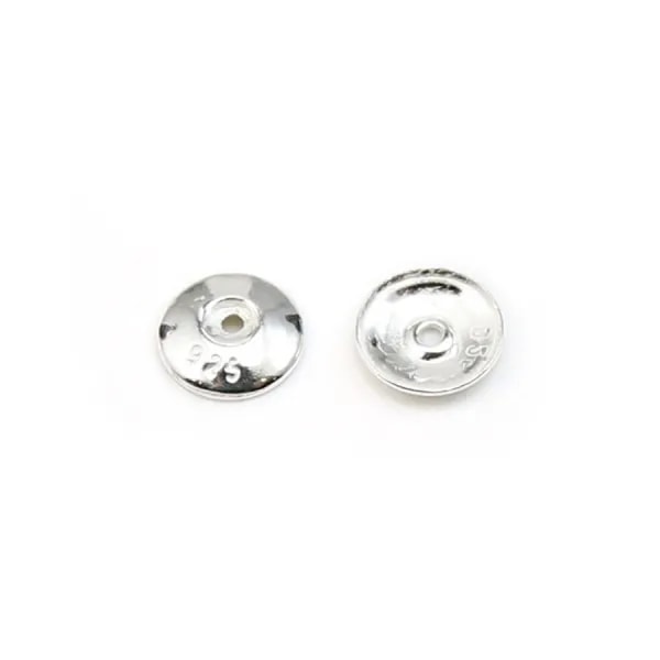 Intercalaire étoile en argent 925  12x17mm x 1pc