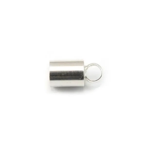 Silver 925 Rhodium TIP 4mm x 2PCS